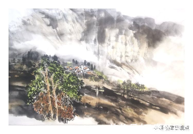 陕西#大美山河在巫溪——陕西当代国画艺术研究院赴重庆巫溪写生