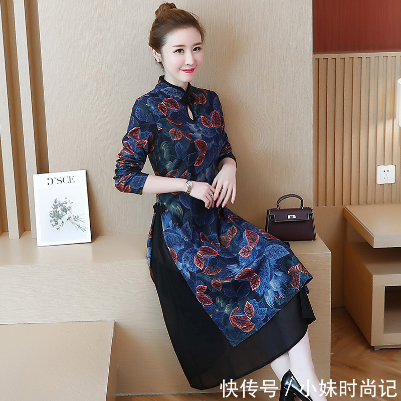 减龄|今年流行一女装,叫“碎花裙”,洋气减龄美成景