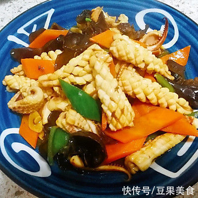 好吃的爆炸的家常炒鱿鱼,没有它我就不吃饭