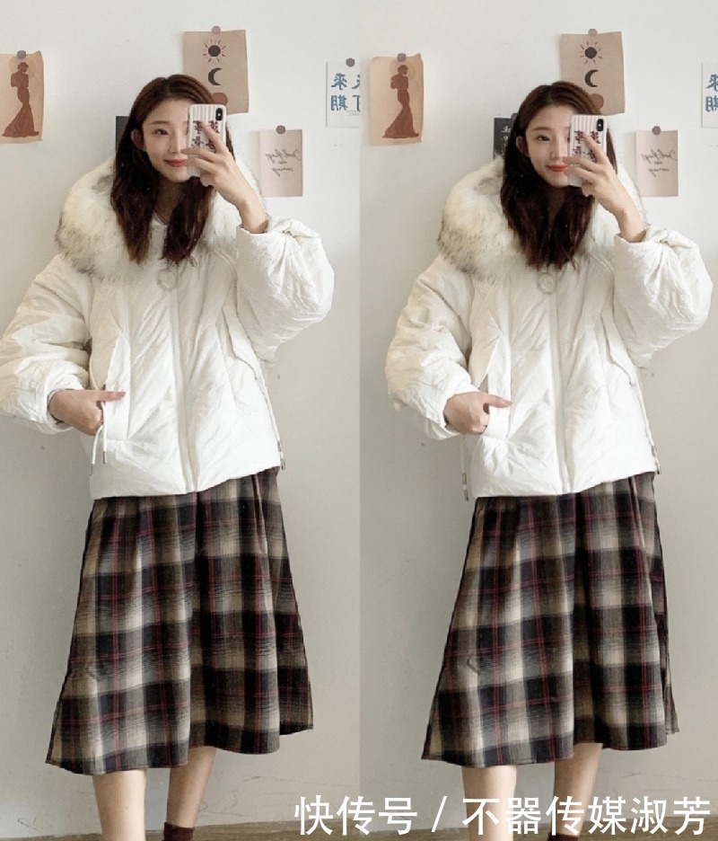 技巧|小个子秋冬棕色系穿搭,小个子的穿搭技巧,这样穿真的很好看的