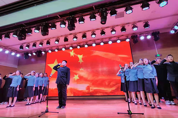 青春中国!郑州市第四十五中学:诵中华经典 传热血情怀