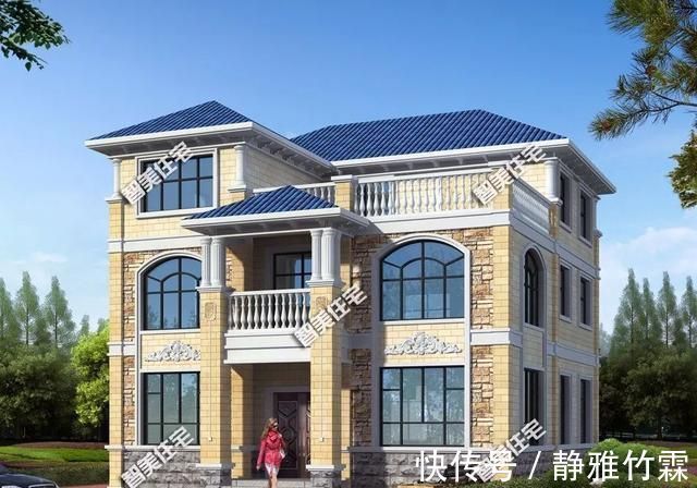 农村|广受好评的两栋农村别墅，第一栋带八角窗，就像小城堡