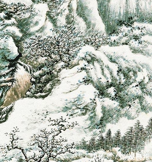 意境|画出意象、意境之美，郑午昌绘《溪山独钓》