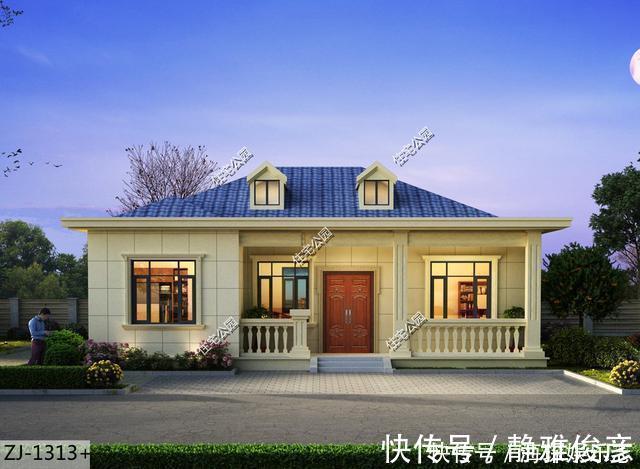 别墅|别拿一层不当别墅,3套农村一层户型分享,最低只要15万