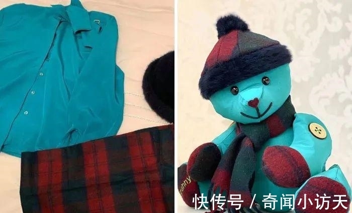 衣服|她可以将任何衣服，变成小熊公仔，可爱的外表下，蕴藏深意