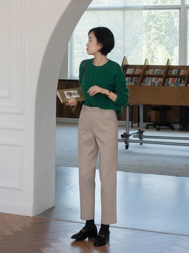 冬天|微胖女生冬天怎么选裤子?这几条裤子遮肉显瘦又百搭,冬天穿刚好