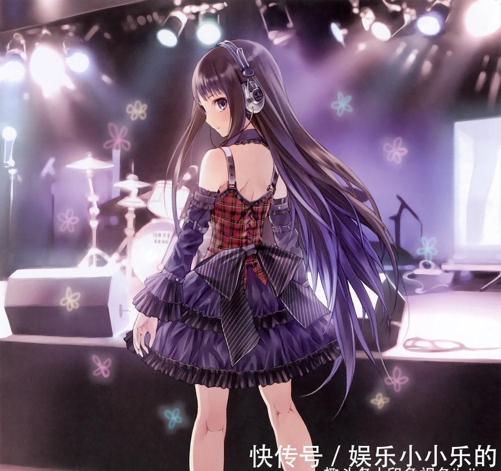 岸田梅尔@软萌的二次元美少女插画,洋溢着让人舒服的清澈透明感