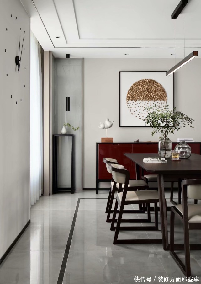 装修|79平现代风二居室,沙发后居然是开放式书房