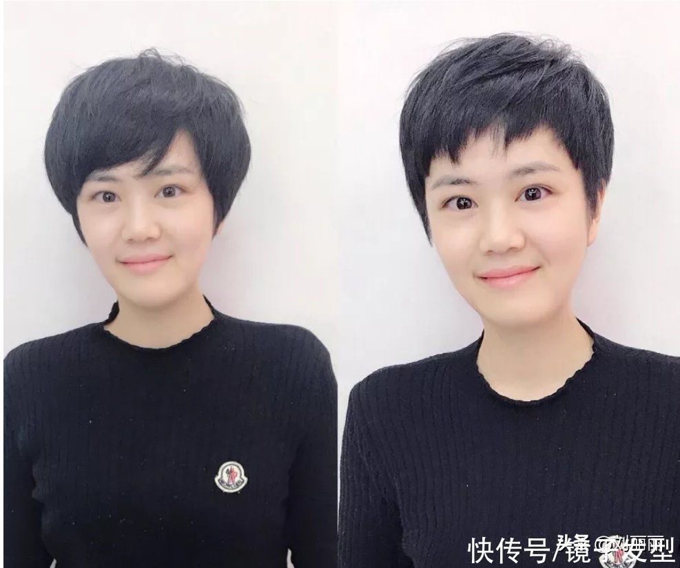 剪短 发型这样换,效果就是不一样,美到就像变个人