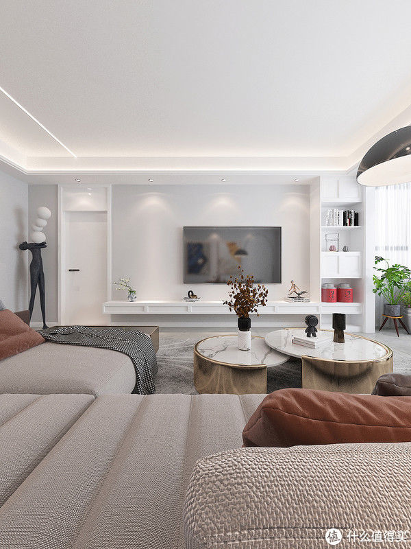 装修|越来越多的人喜欢现代风装修,看了她家之后,我也爱上了,很舒适