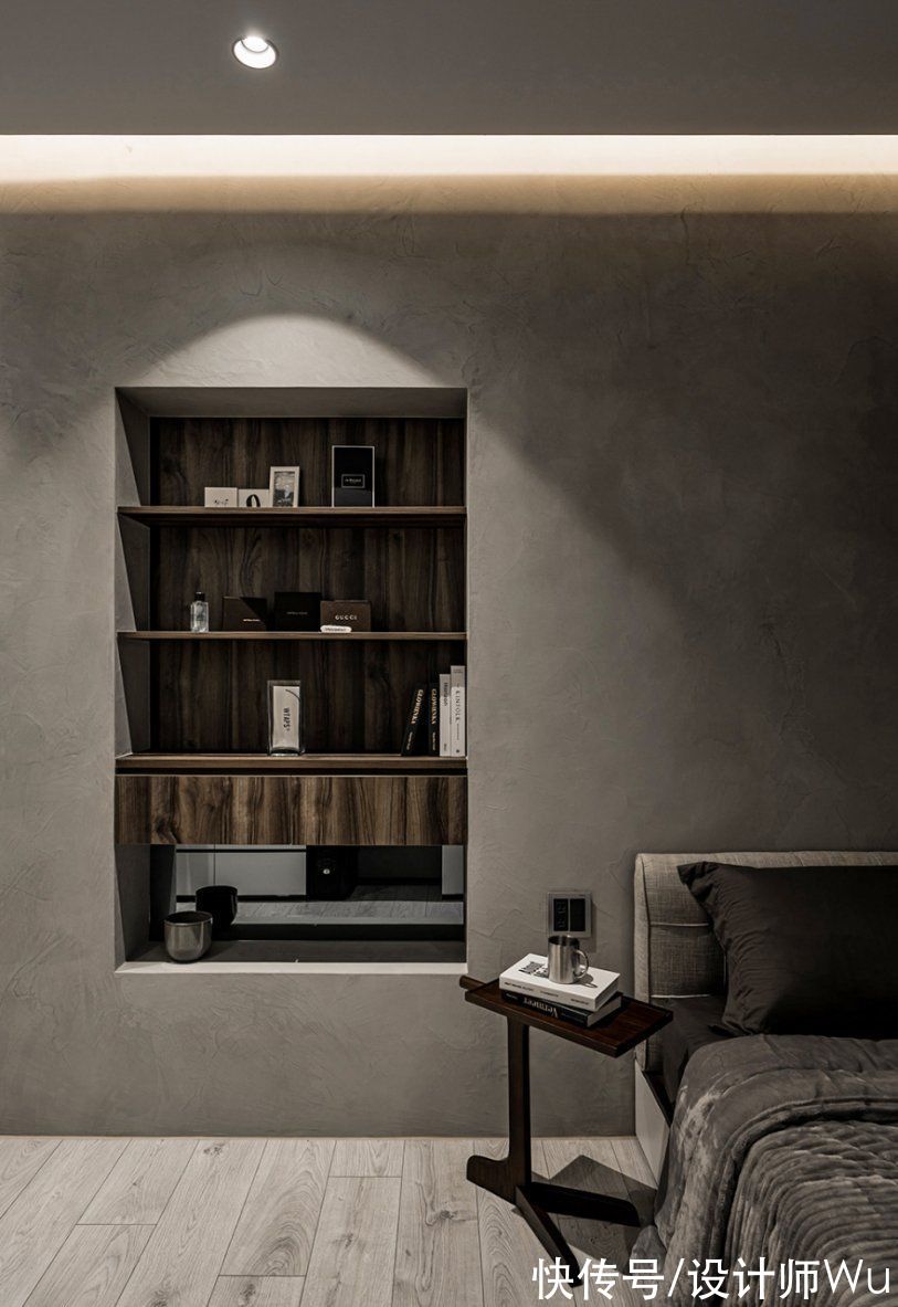 餐厨|深圳115㎡现代岩灰居所，凝合生活与光阴的挥洒笔触