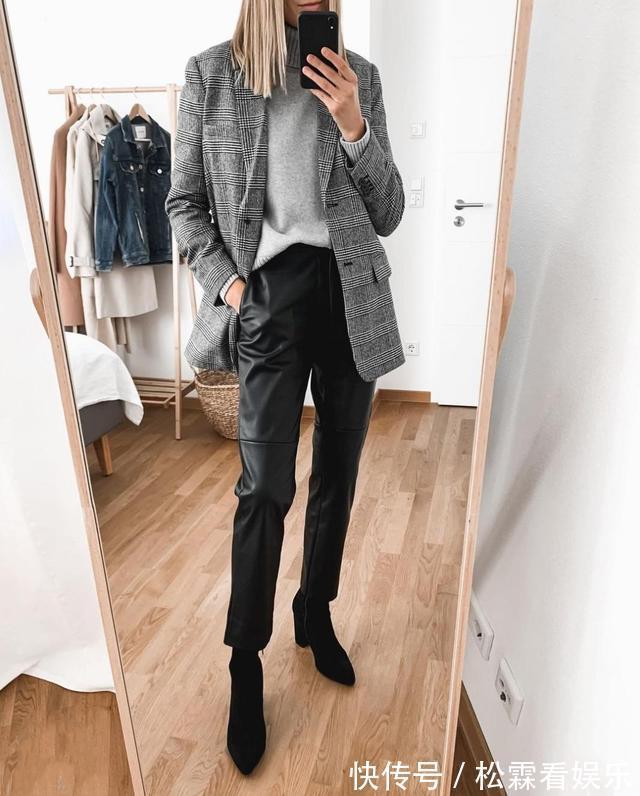 大气|爱不够的小黑裤如何穿才时髦20套Look供你借鉴,时髦大气还高级