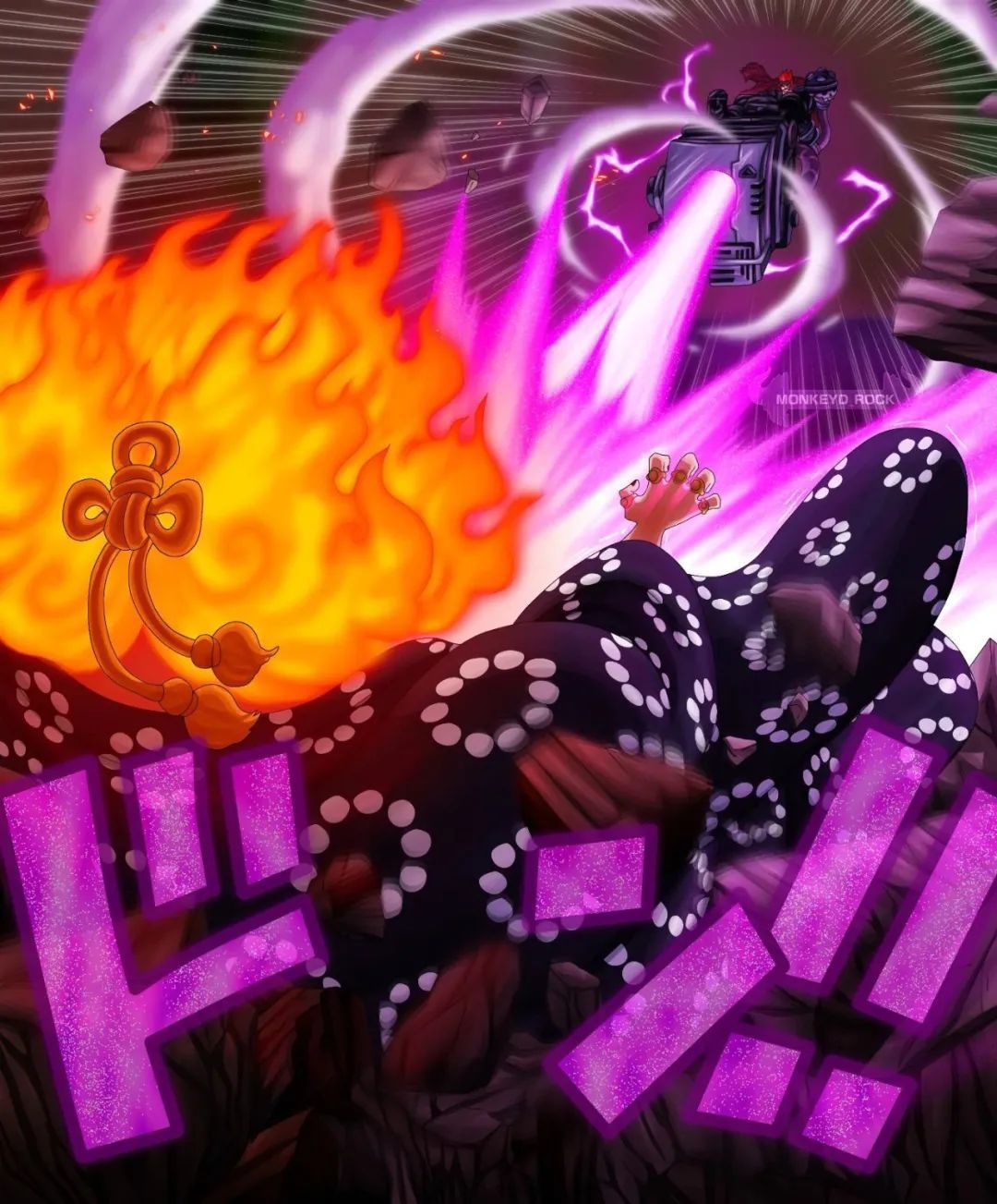 乔伊波伊|海贼王1040话,罗制造出隔音空间,四皇大妈败北,象主是乔伊波伊伙伴