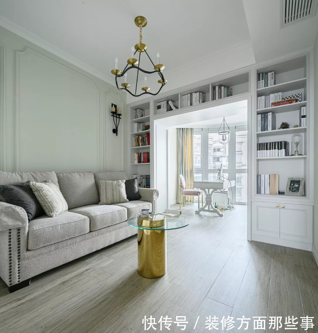 色调|165平法式四居室白色+灰色,巧妙的创意打造惊艳的效果