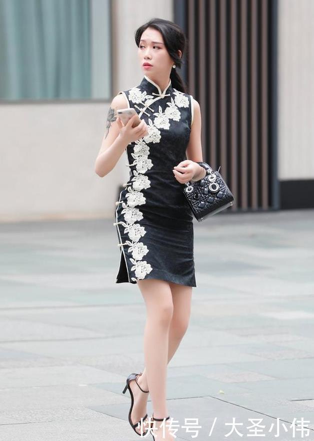 蕾丝|美女街拍:漂亮的射手座美女太让人羡慕了,我很想想请她吃饭,会给我面子吗