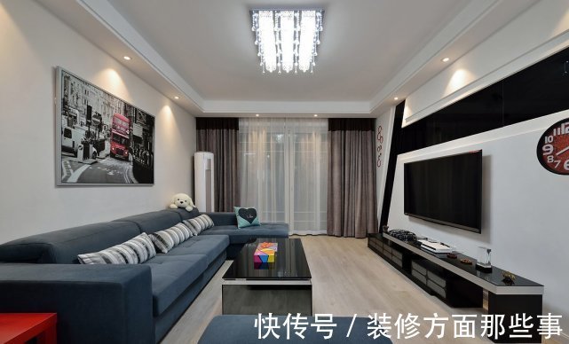 现代|94平现代风三居室,简单且静谧传承于现代简约时尚元素