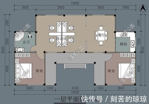 平层|农村建房还是有个院子好,10套农村平层小院,既能停车还能养鸡鸭