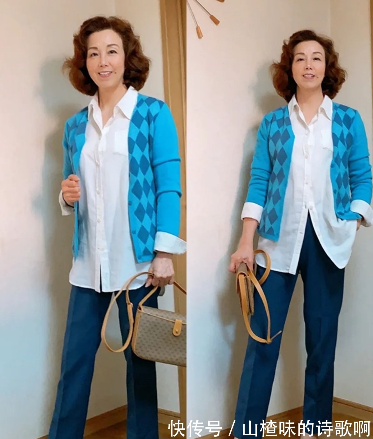 牛仔裤 适合50岁普通人的早秋穿搭,简约大方不过时,轻松当个时髦精