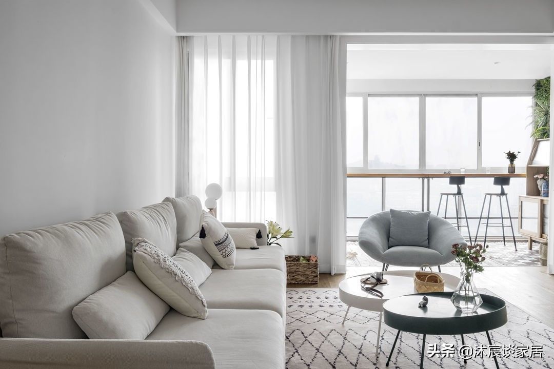 帽间|向往田园生活的夫妻俩,把家装得清爽大方,还有让人快乐的大阳台