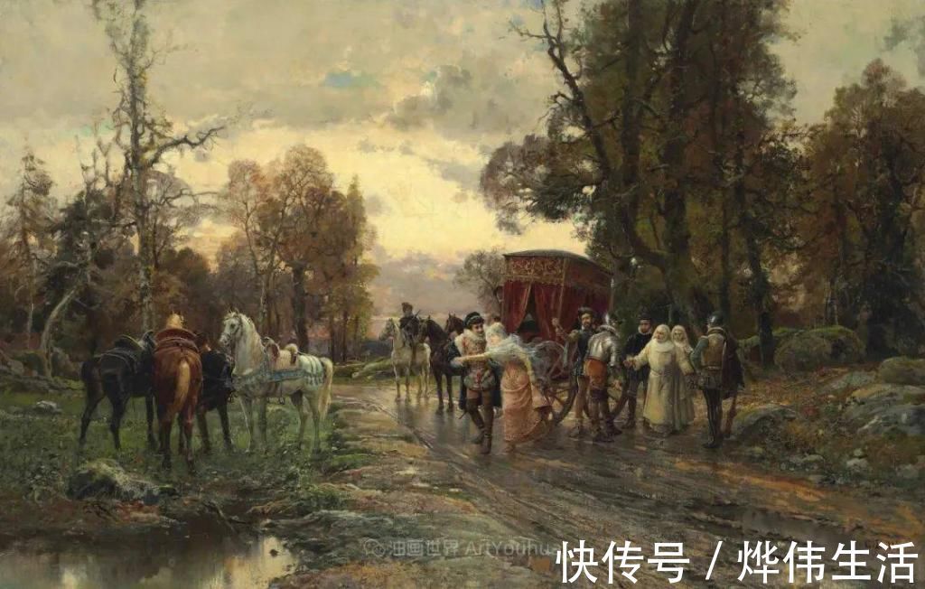 august@华丽的服饰,精美的人物,田园牧歌式的情感