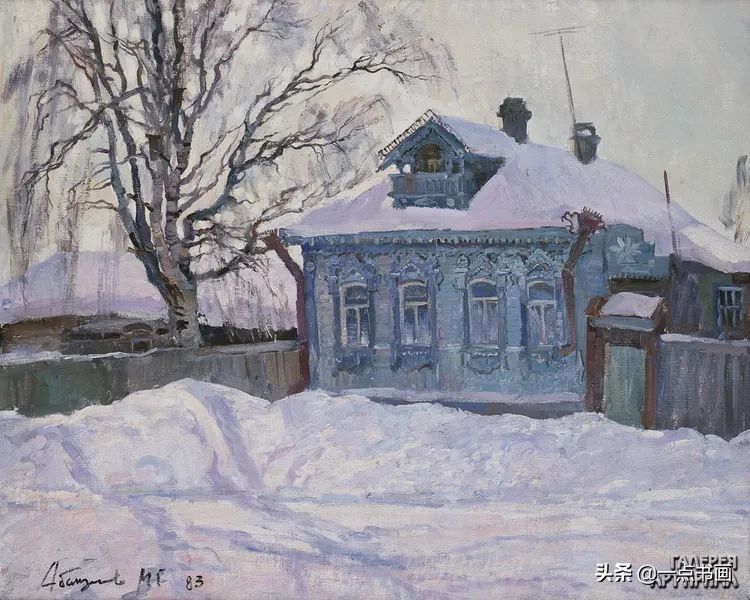 美术学院#阿巴库莫夫：被誉为俄罗斯的金笔，其画笔下都是净化的世界