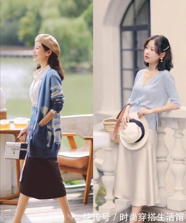 百搭 针织衫怎么穿才时髦?这20套春季穿搭示范,不仅百搭,还不易过时