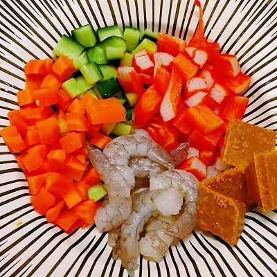 大头菜|咖喱缤纷炒饭