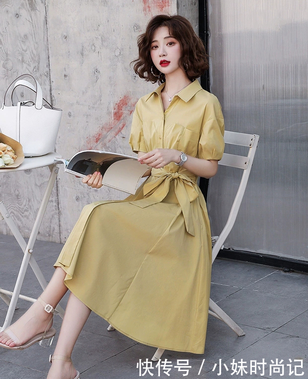 夏季如约而至,遮肉显瘦的衬衫裙,让你舒适度和时髦度同时在线