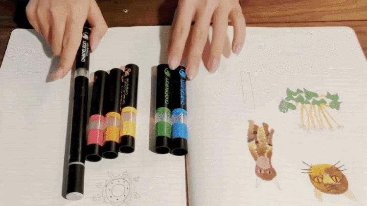  国文具大赏|一支笔画出彩虹，这样的马克笔你见过吗？