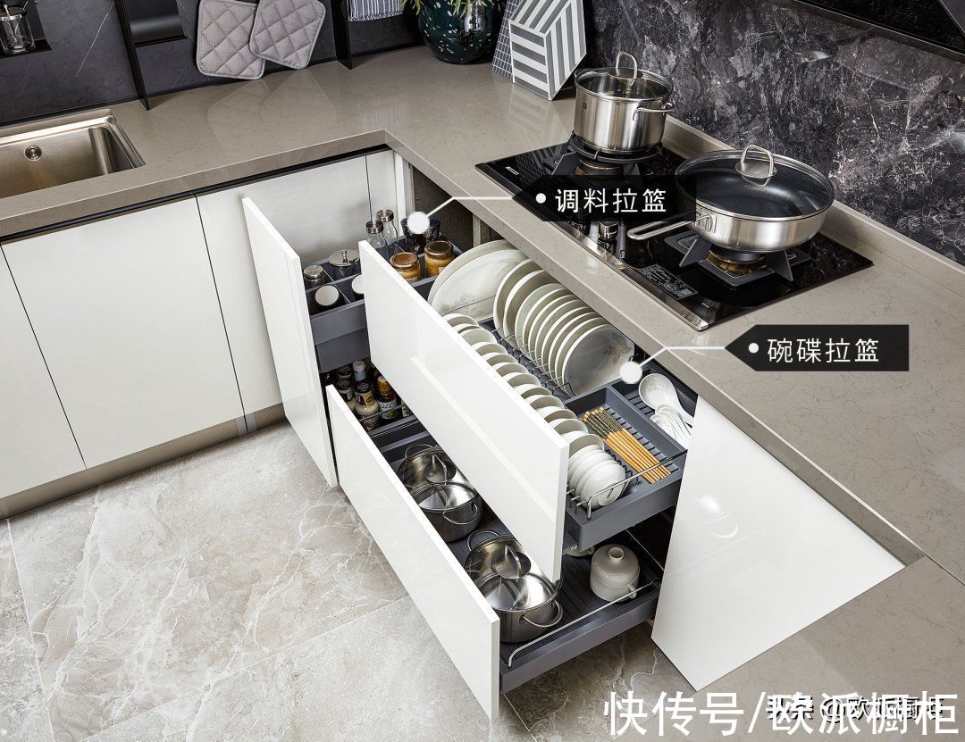 吊柜|厨房总是乱糟糟？来学学怎么收纳