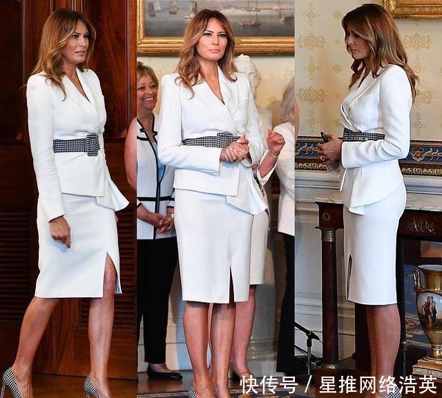 灰黑色|梅拉尼娅复古风时髦套装:灰黑色系格纹元素,冬季外套版型硬朗