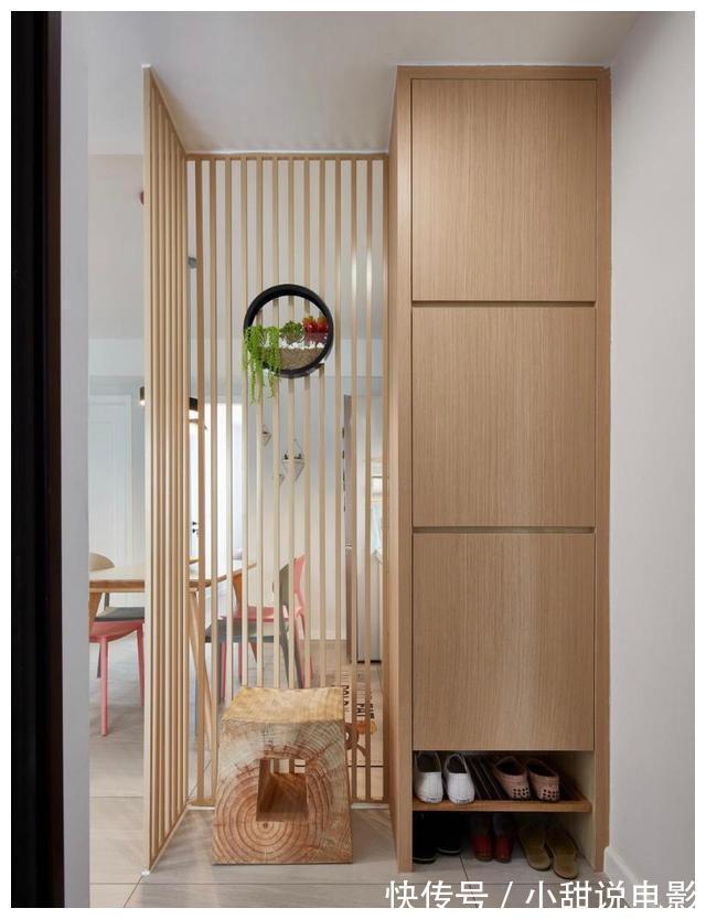 泛光照明|75㎡刚需房，入户没玄关？照她家这么做，通透又有型！