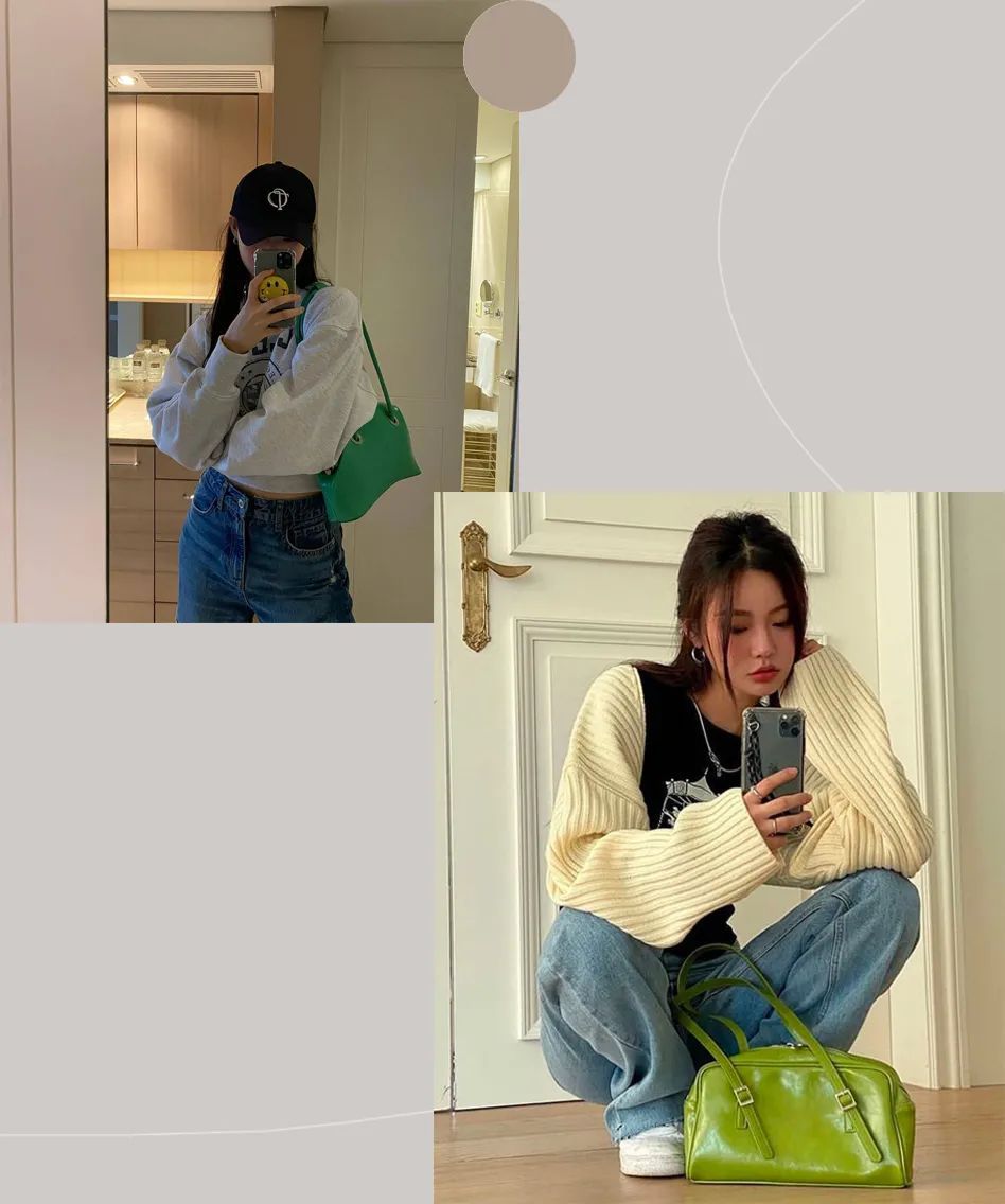 穿搭|绿色竟然这么好看！显白又减龄，必须来一件