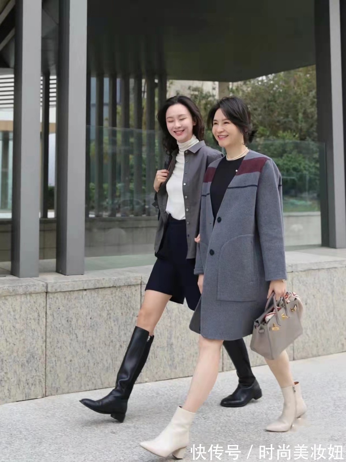 露腿|50岁女人可以露腿吗?看看素人博主的穿搭,不仅高级还减龄