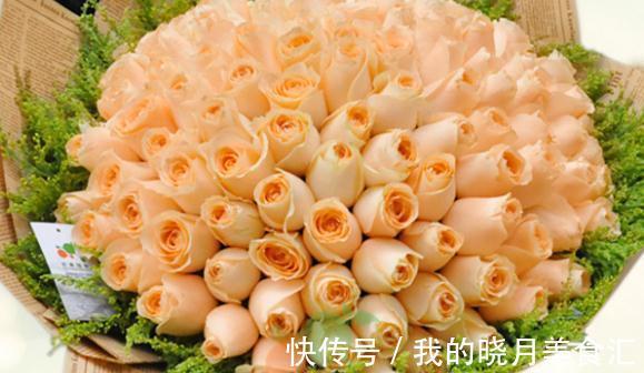 香槟玫瑰的介绍及花语,玫瑰系列之香槟玫瑰,送给钟情的她