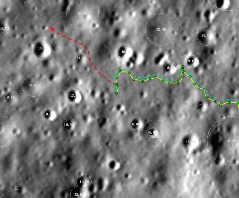 精心设计S型走位，兔二里程喜破七百『玉兔二号驾驶日记』（25）
