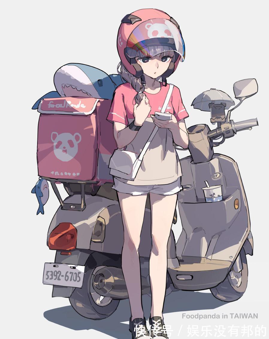 插画$清新都市的OL少女插画，有一种强烈的代入感