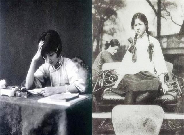 老照片还原民国名媛陆小曼与林徽因的真实容貌,真的太美了!