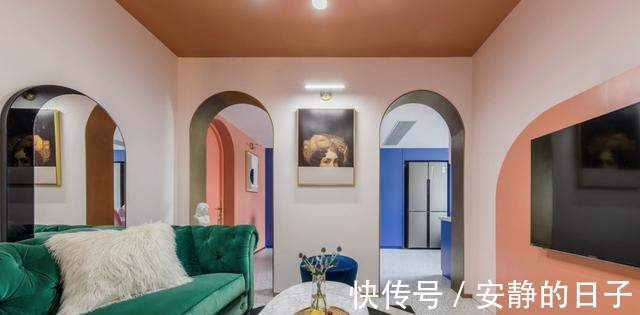 装饰|杭州夫妇家的精致场面采用大量色彩来装饰，反而显得很时尚！