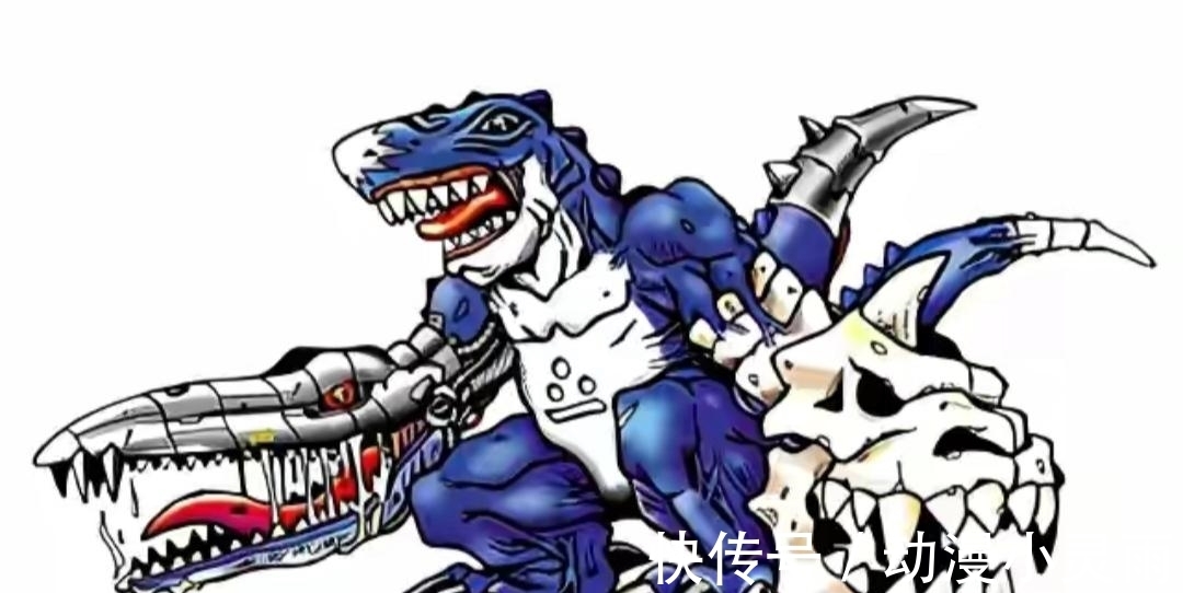 数码兽|数码宝贝:拥有三个脑袋,再进化是黑暗四大天王,曾力压皇骑