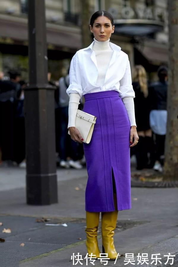 卫衣已经下线，今年开始流行“衬衫+毛衣”叠穿，时髦显瘦又优雅