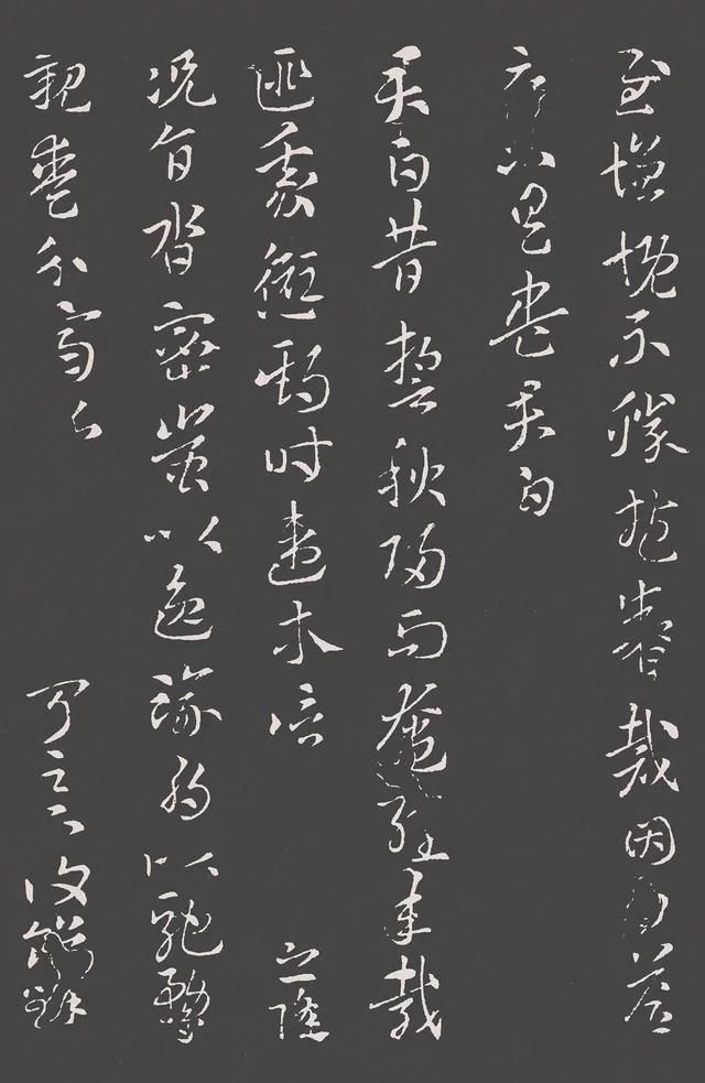 起飞|这件书法作品，其字态用“冬眠后的鸟刚要起飞”来形容，太形象了