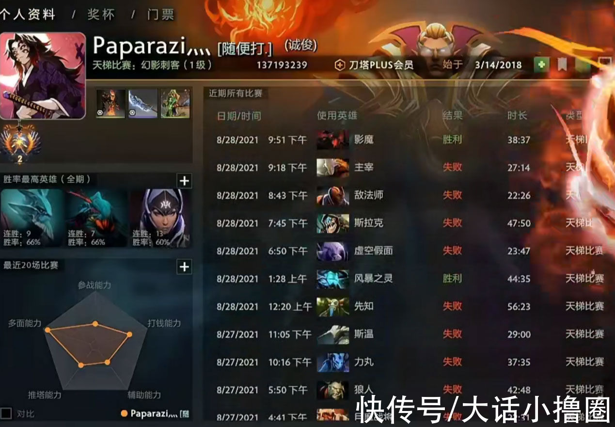 dota2|DOTA2：成俊天梯一页红，SCCC实力护航？一手影魔撑起团队