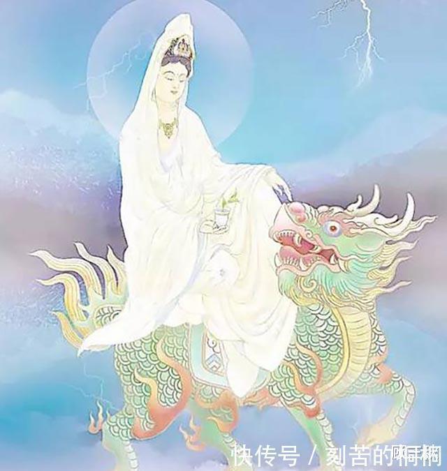 坐骑@西游记善良的菩萨,却骑着极其凶残的坐骑,你看它是啥来头