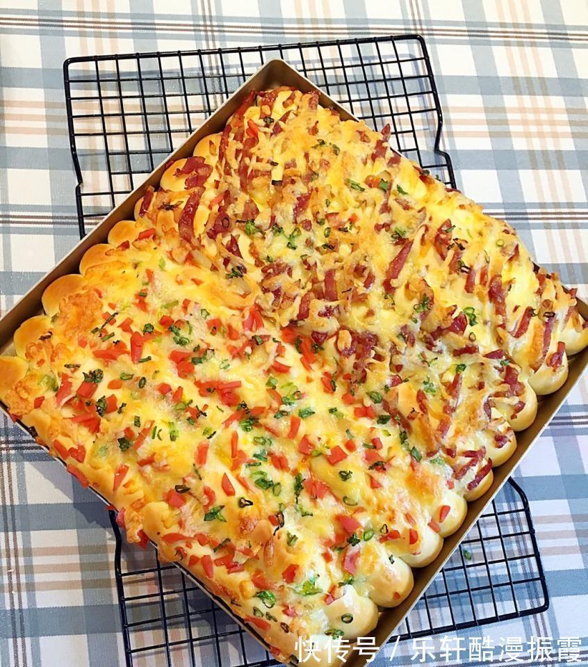 鸡蛋糖|腊肠火腿排包，美味营养，好吃健康