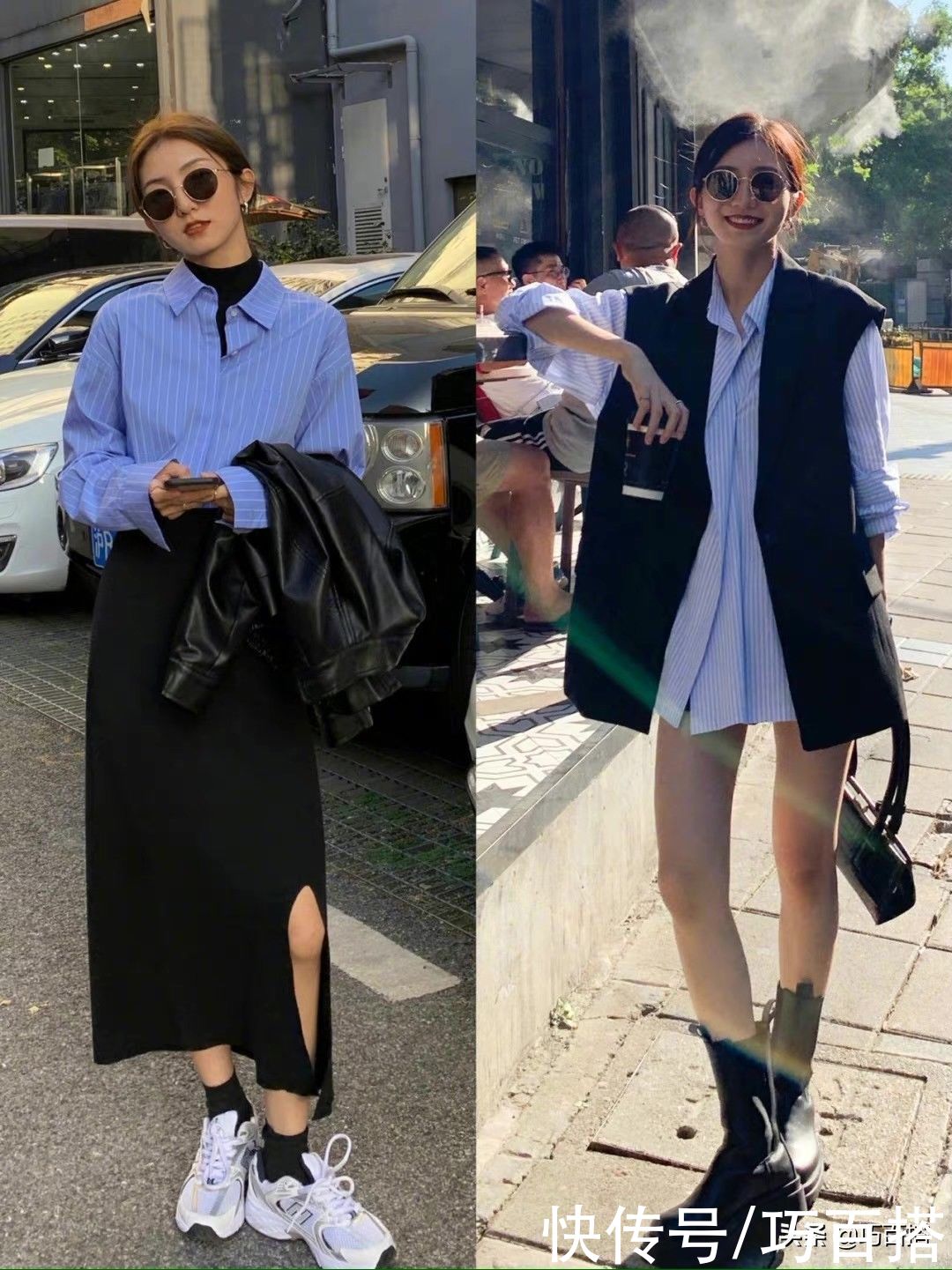 春初冬末的季节如何搭配？时髦范儿的气质搭配值得借鉴，轻松变美