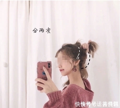 最快的丸子头扎法,发量“稀少星人”学起来,分分钟变气质美少女