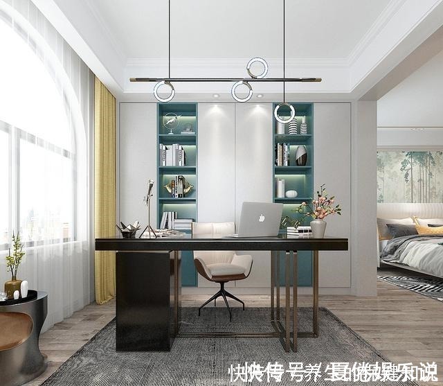 公卫|140平米现代轻奢风格，鞋柜柜体做薄荷绿，一入户就被惊艳到了！