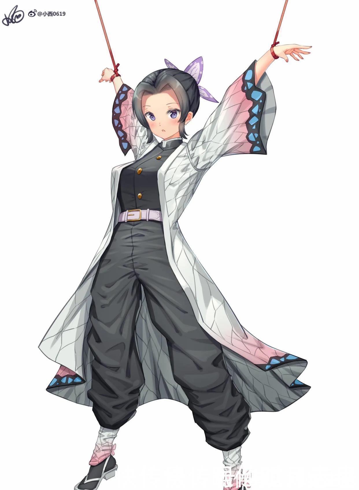 圣诞节|这些《鬼灭之刃》的同人画师,为什么画出的蝴蝶忍都很像本子呢?