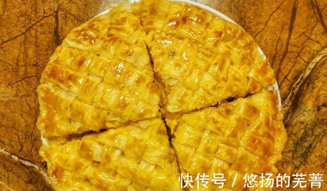 寒冷的冬天最馋这红薯流心派,香甜美味有营养,做法简单适合小白!